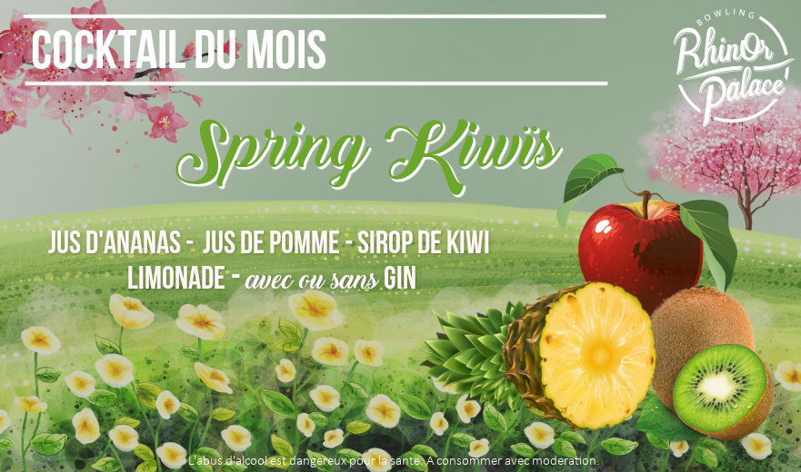 cocktail spring kiwis